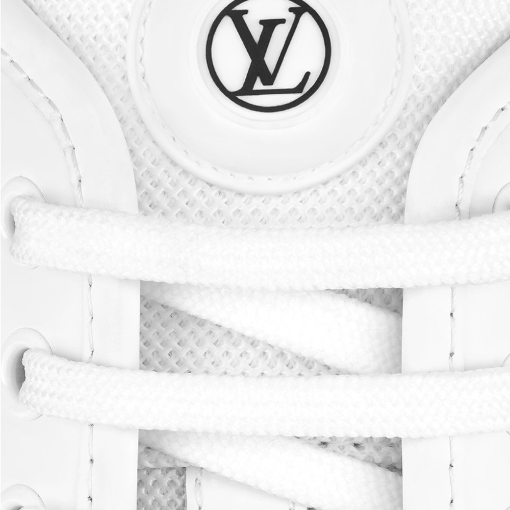 Louis Vuitton Squad Trainer Sneakers with Brown Monogram Heel Tab - Picture 5 of 7
